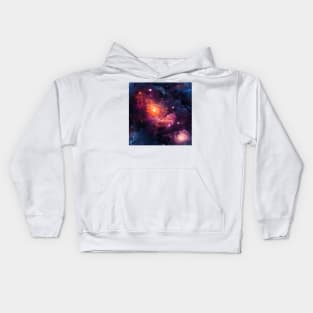 Van Gogh Starry Night Outer Space Pattern 23 Kids Hoodie